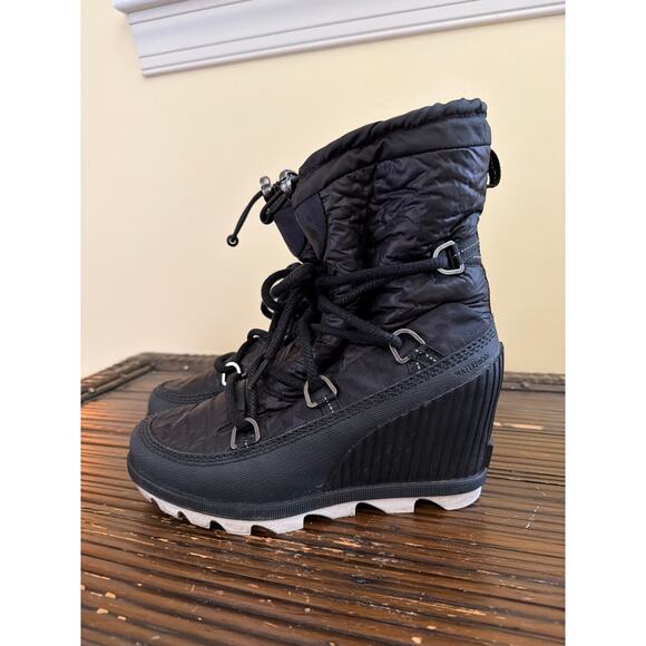 Sorel Kinetic Wedge Women's Snow Boots Waterproof Insulated Size 6.5 Ski Winter - Picture 4 of 7